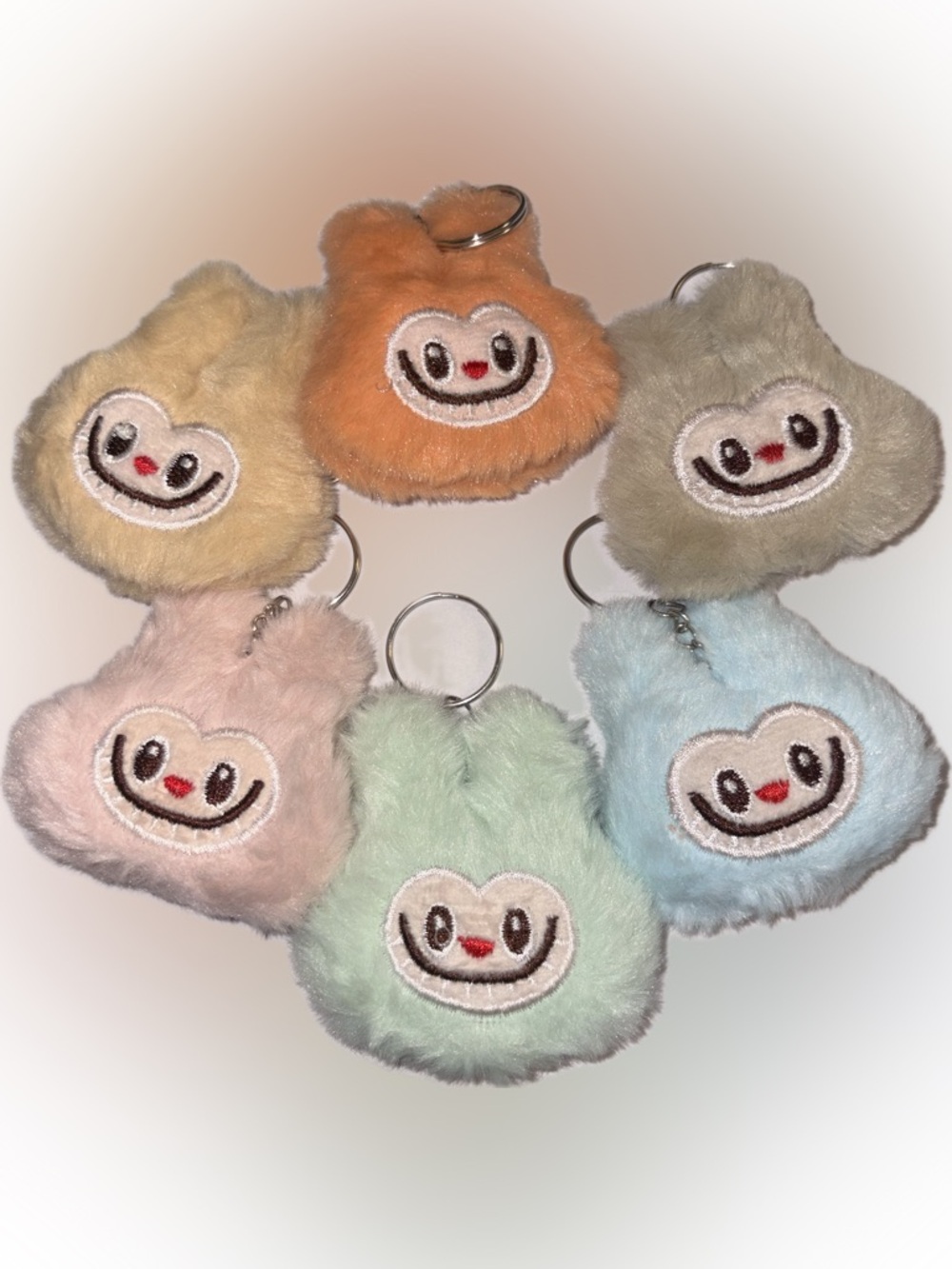 Plush Labubu Character Face Keychain-Pick 1! 🤩 Bundle 5 for $20!